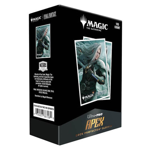 ULTRA PRO Magic MTG Final Fantasy 105ct Apex Deck Protector sleeves Sephiroth