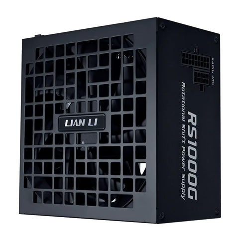 Lian Li 1000W Rotational Shift 80+ Gold Fully Modular ATX Power Supply with 4 Port USB Hub - Black (RS1000G.BH)
