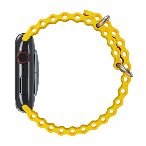 Hoco Apple Watch Ocean Band for Series 42 / 44 / 45 / 46 / 49 mm (Yellow)