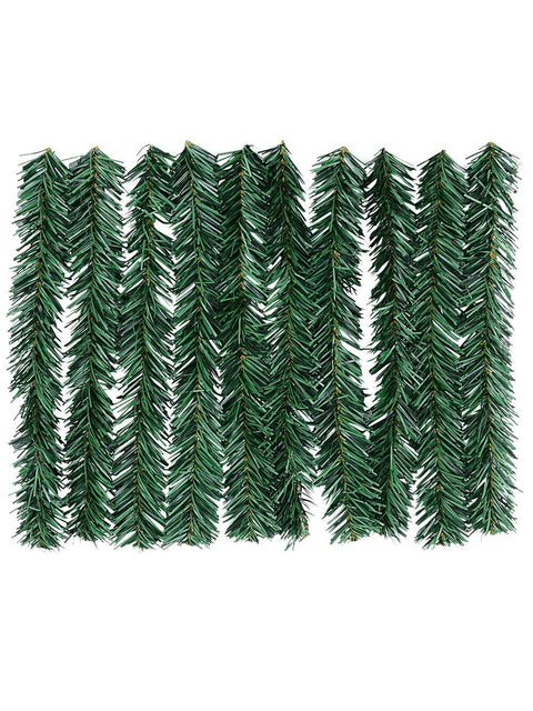 Christmas Warehouse 10 Reusable Tree and Garland Spruce Tip Ties Christmas Decorating Accessory (Green)