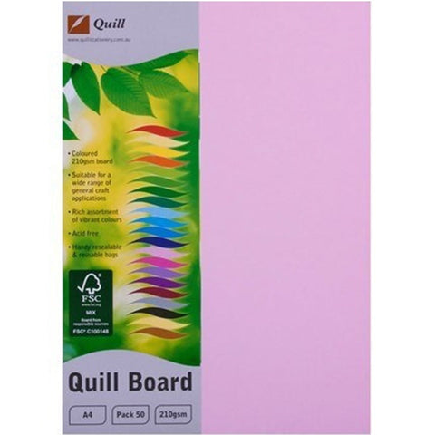 Quill XL Multiboard Paper 210GSM A4 Pack 50 (Musk)