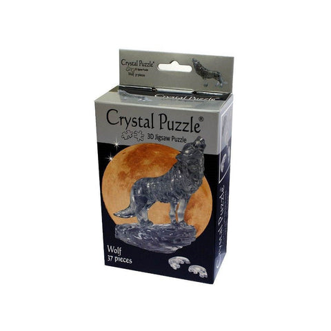 3D Black Wolf Crystal Puzzle