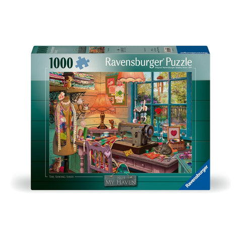 Ravensburger 1000pc My Haven No 2 the Sewing Shed Puzzle