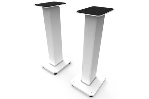 Kanto SX26W 26" Fillable Speaker Stands with Isolation Feet - Pair (White)