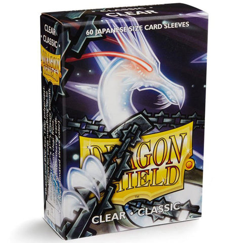 Arcane Tinmen Dragon Shield Japanese 60ct Classic Clear Sleeves 59x86mm
