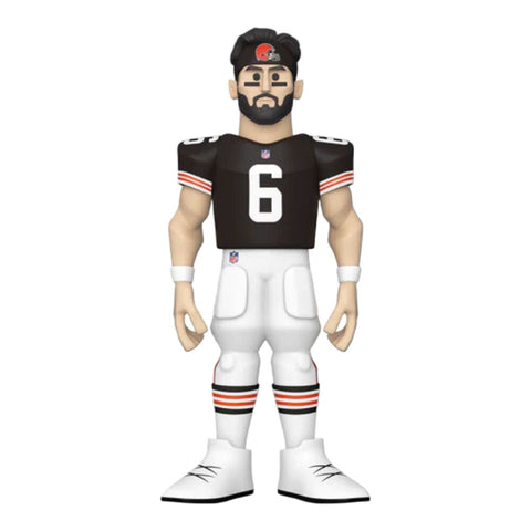 NFL Football Baker Mayfield Browns Gold Premium Vinyl Action Figure Toy 12"