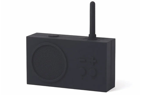 Lexon Thykho 3 FM Radio & Bluetooth Speaker - Black