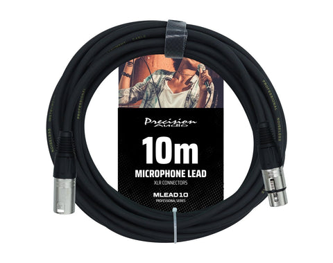 Precision Audio 10m XLR To XLR Microphone Cable
