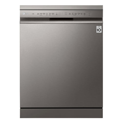 LG XD4B15PS QuadWash 15-Place Setting Freestanding Dishwasher (Platinum Steel)