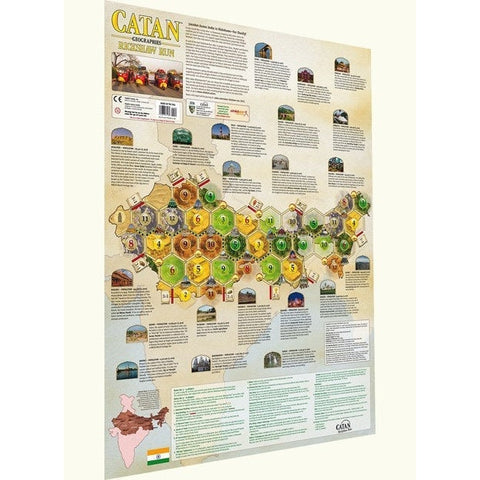 Catan Studio Catan Rickshaw Run Map Game