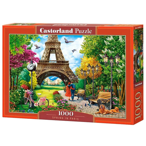Castorland 1000-Pieces Spring In Paris Puzzle