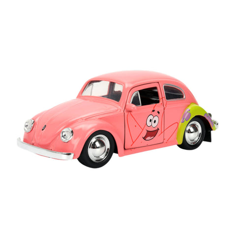 Jada 1:32 Scale Spongebob Squarepants 1959 Volkswagen Beetle Diecast Model