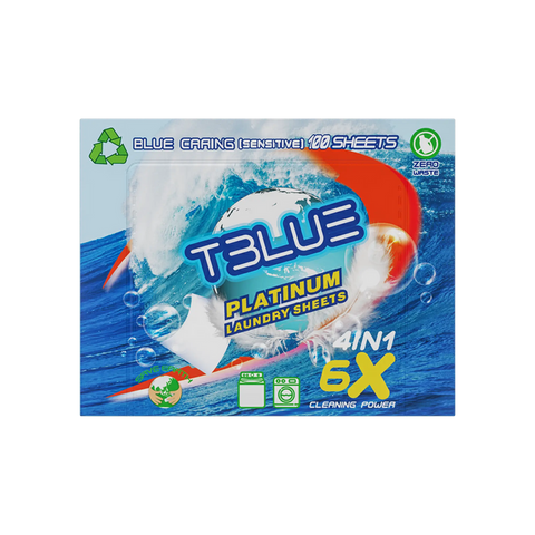 TBLUE Laundry detergent Sheet Blue Caring (100 Loads)