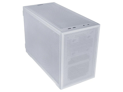 Lian Li B4-mATX Mesh PC-B4W SFF Dual-Orientation 21.3L Micro-ATX Case - White
