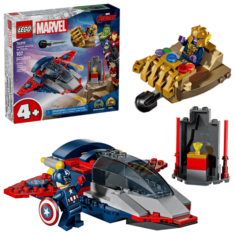 Lego Captain America vs. Thanos