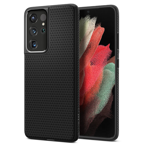 Spigen Samsung Galaxy S21 Ultra Liquid Air Case - Black