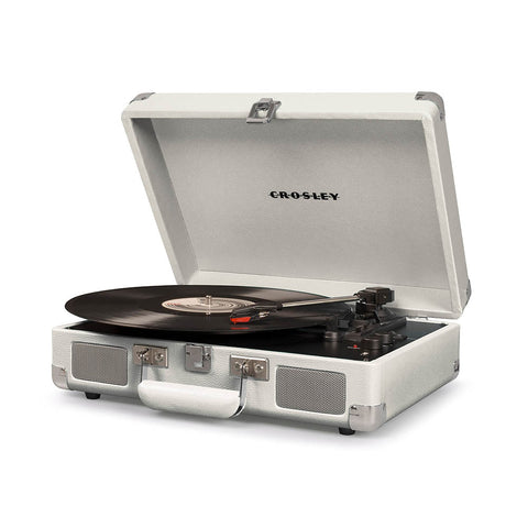 Crosley Cruiser Portable Bluetooth Turntable – Record Player (White Sands)