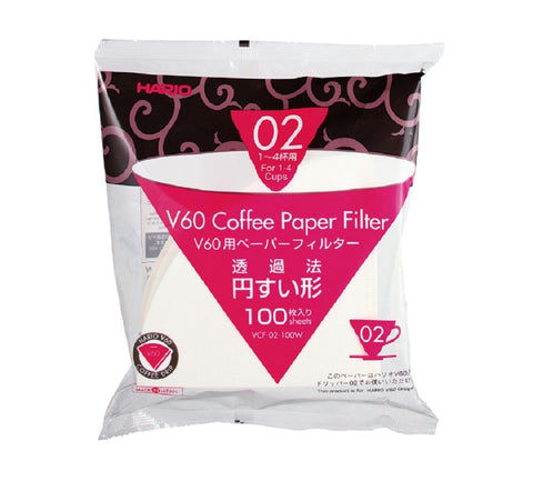 Hario V60-02 - 100 Filter Papers