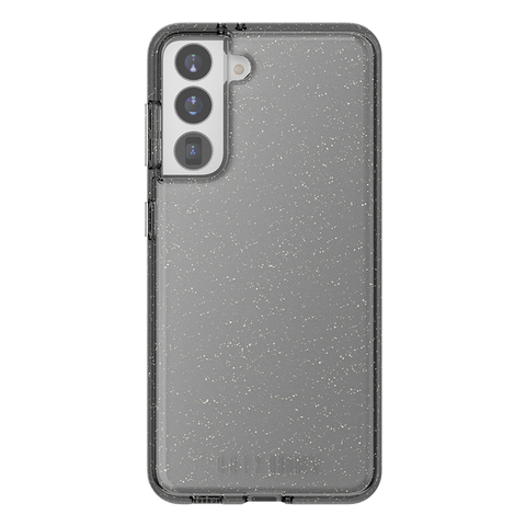 Ugly Rubber Samsung s21 Vogue Glitter Infused Armor Case (Black)
