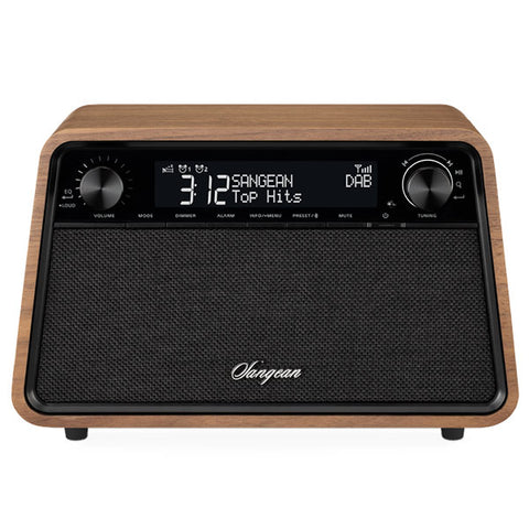 Sangean WR-201D DAB/FM Radio - Vintage Walnut
