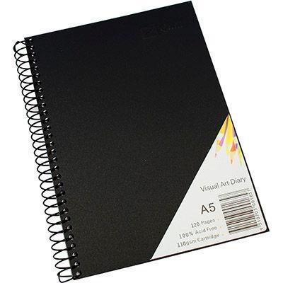 Quill Visual Art Diary 110Gsm 120 Page A5