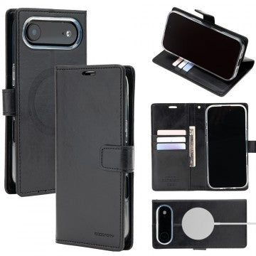 Goospery Bluemoon Diary for iPhone Air - Black, Magsafe