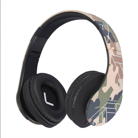 PowerLocus P2 Kids Bluetooth Headphone Camo