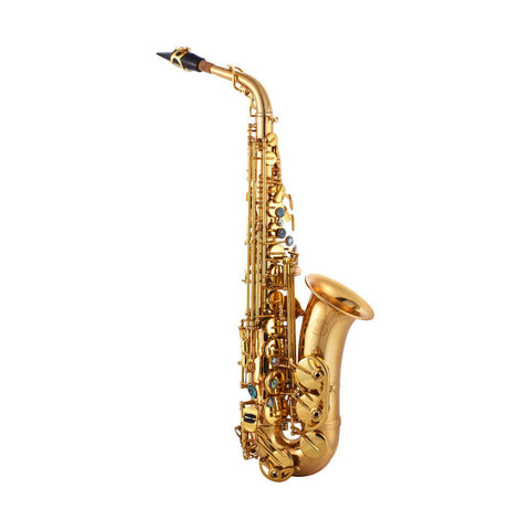John Packer JP045BS Eb Alto Saxophone Instrument Lyre Box - Brass Lacquer