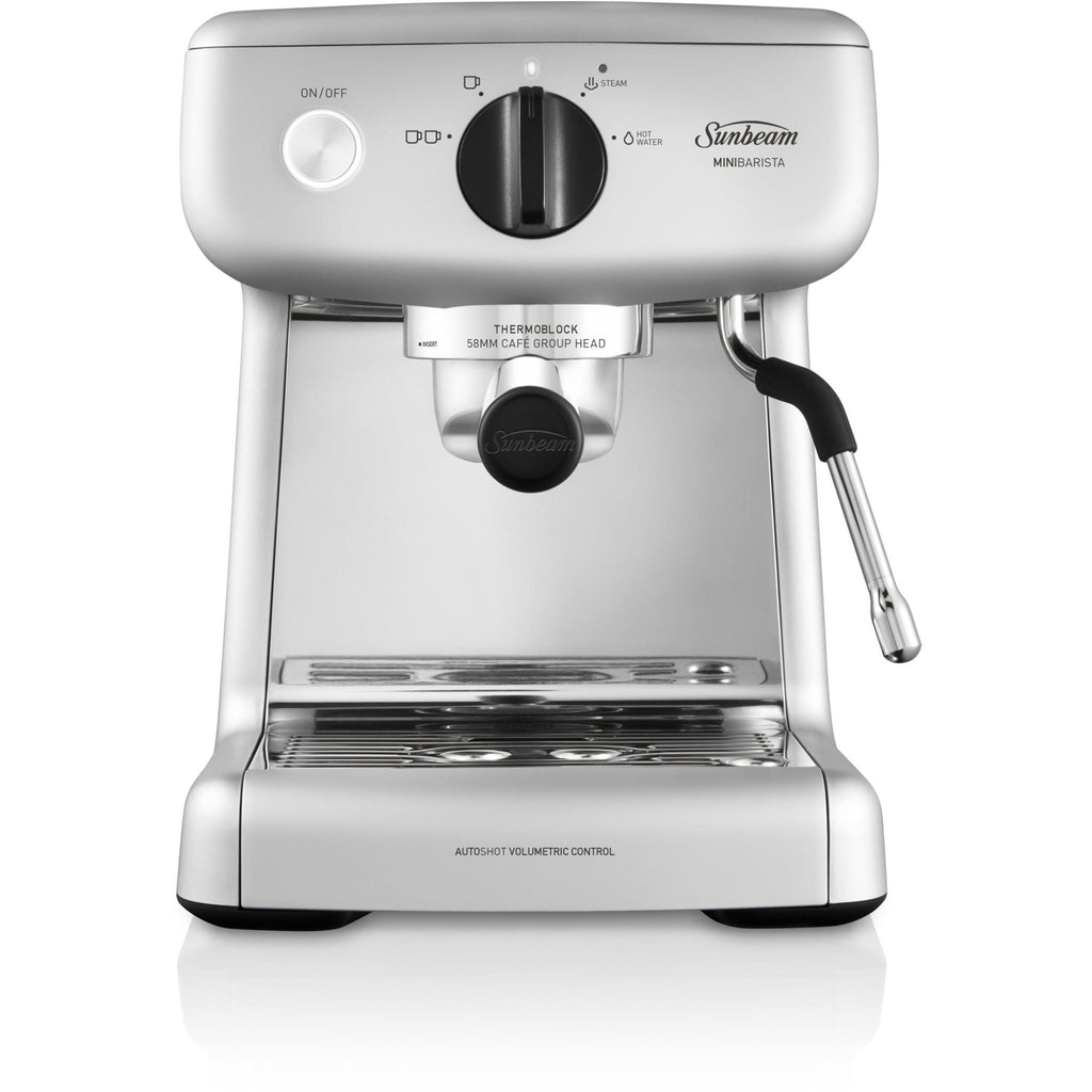 Sunbeam Mini Barista Espresso Machine (Silver) JB HiFi