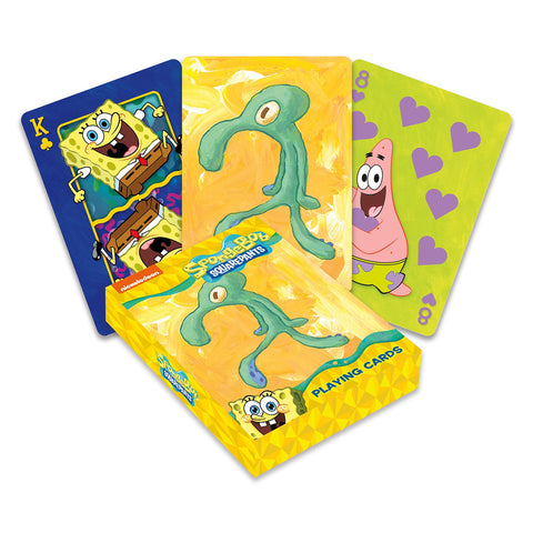 Aquarius Bold/Brush Spongebob Playing Cards Poker Fun Game Party Gaming Deck