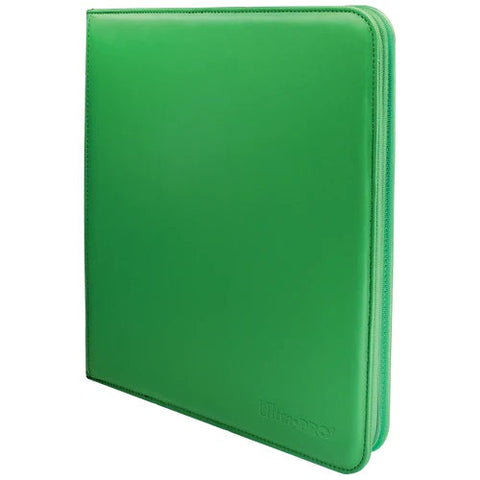 Ultra Pro: UP15741 Vivid 12-Pocket Zippered PRO-Binder (Green)