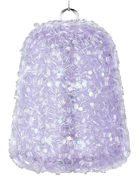 Christmas Warehouse - DECRH119 Pastel Purple Sugar Gummy Shaped Whimsical Essential Ornament | 80mm Pastel Purple