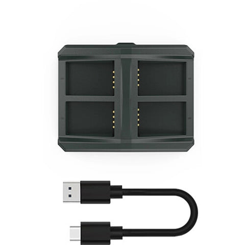 Hollyland Solidcom C1 4-Slot USB Battery Charger for Solidcom C1 and C1 Pro