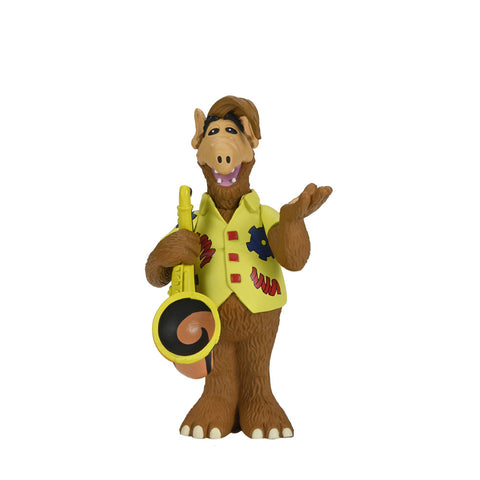 Neca 6'' Scale Alf Toony Classic With Saxophone Action Figure Fun Play Toy
