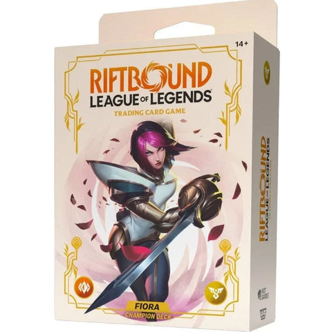 Riftbound League Of Legends TCG Spiritforged Champion Deck Fiora Cards