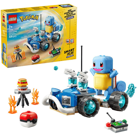 LEGO 72156 SMART Play Compatible Trainer's Buggy Adventure with Squirtle - Pokémon