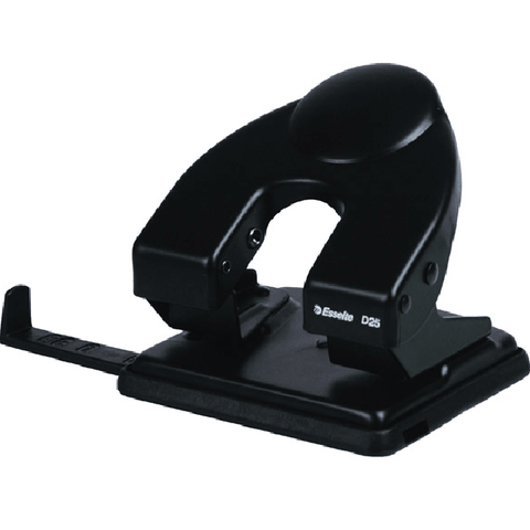 Esselte Marbig Hole Punch 2-Hole 25 Sheet Black
