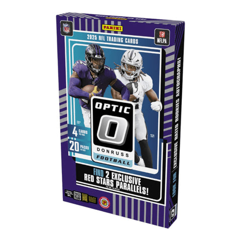 Panini NFL 2025 Donruss Optic FB Hobby International Hobby Booster Box