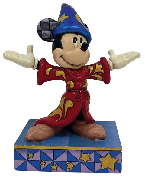 Jim Shore Disney Traditions - Fantasia - Sorcerer Mickey Personality Pose - Magical Moment