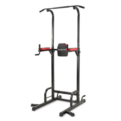 Powertrain J06 Multi-Function Power Tower Pull Up Chin Up Dip Station Heavy Duty Home Gym Strength Training Equipment