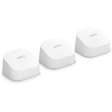 Amazon eero 6 TrueMesh Wi-Fi 6 Dual-Band System (3 Pack)