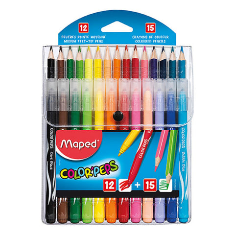 Maped ColorPeps Multi Pack with Colour pencils & Felt Tip Pens