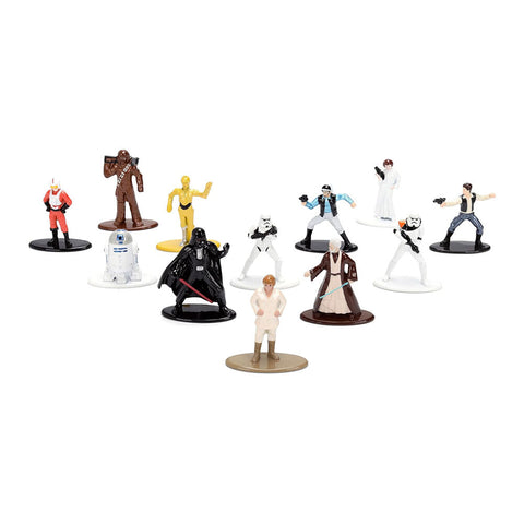 Jada Star Wars Original Trilogy Nano Metalfigs Diecast Figure 12 Pack