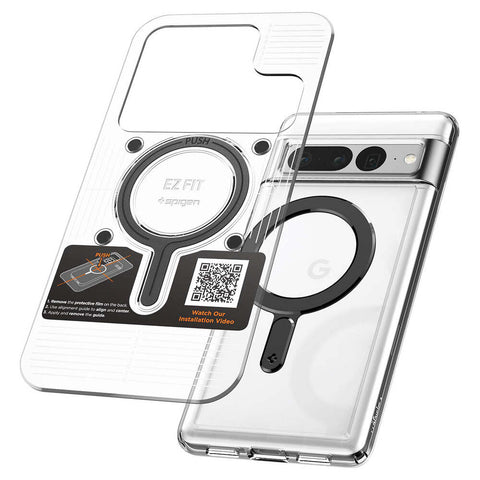Spigen Apple MagSafe Accessories Magnetic Ring Plate (MagFit) Stand and Mount - Black