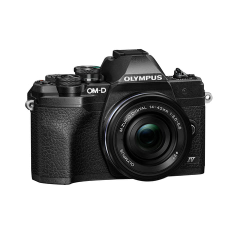 Olympus OM-D E-M10 Mark IV Mirrorless Camera w/14-42mm EZ Lens (Black)