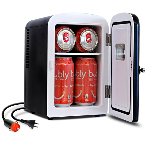 Koolatron Retro Mini Fridge 4L Black