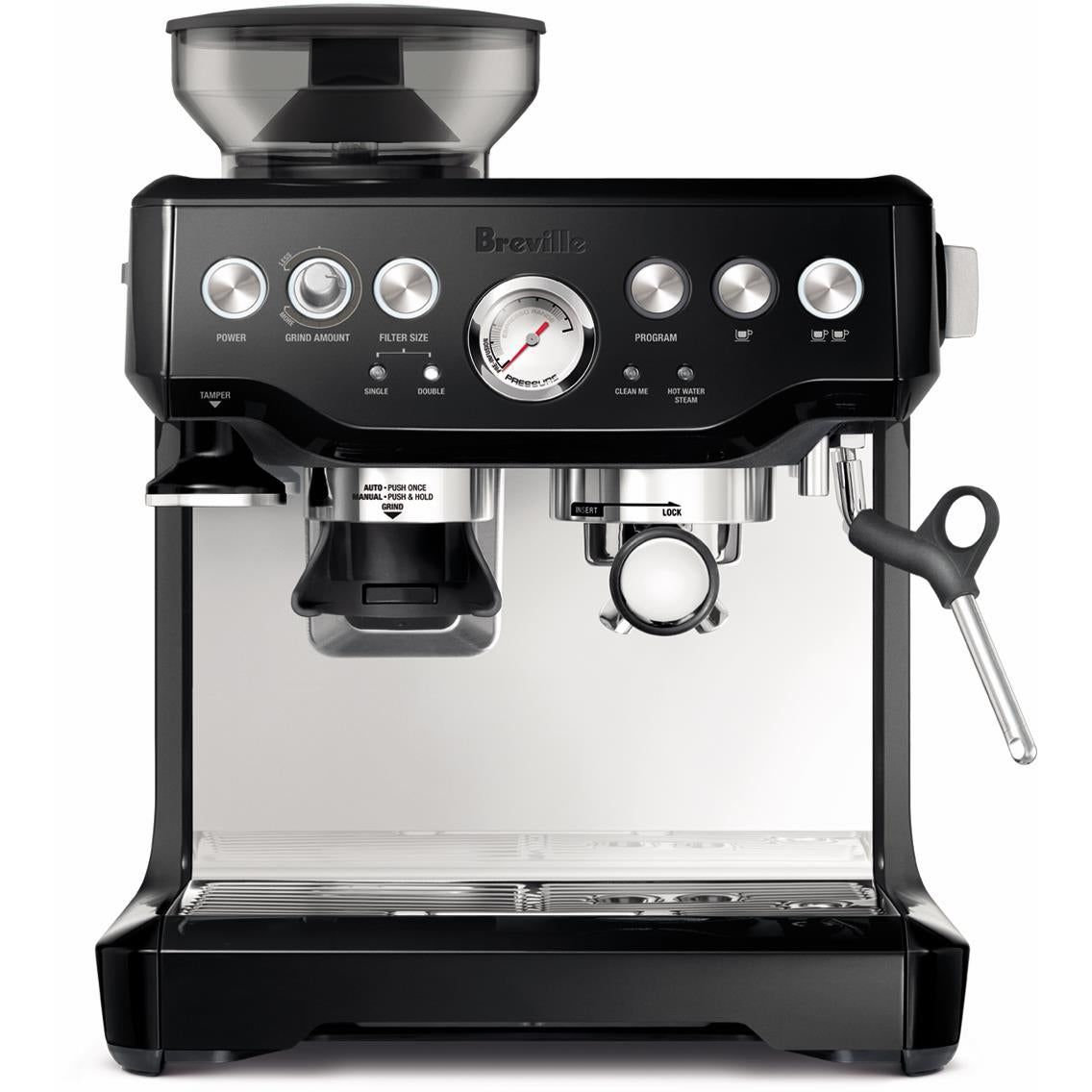 Breville the Barista Express® Coffee Machine (Liquorice) JB Hi-Fi