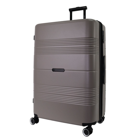 Pierre Cardin Medium 113L Travel Hard Shell Case Travel Luggage (Taupe)