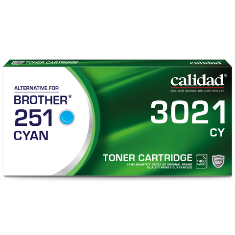 Calidad Brother TN-251 Cyan Laser Toner Cartridge