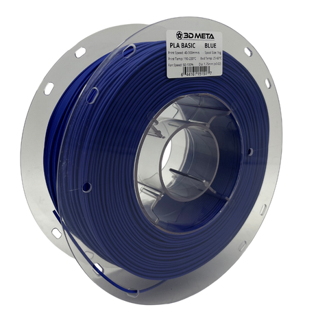 3D META PLA Basic 3D Printing Filament - Blue